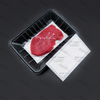 وسادة ماصة للحوم مستطيلة الشكل غير منسوجة لتخزين الطعام